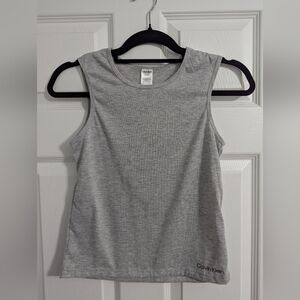 Calvin Klein Gray Sleeveless Top